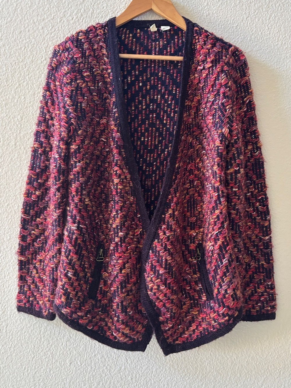 Anthropologie Moth Keavy Jacquard Sweater Jacket S